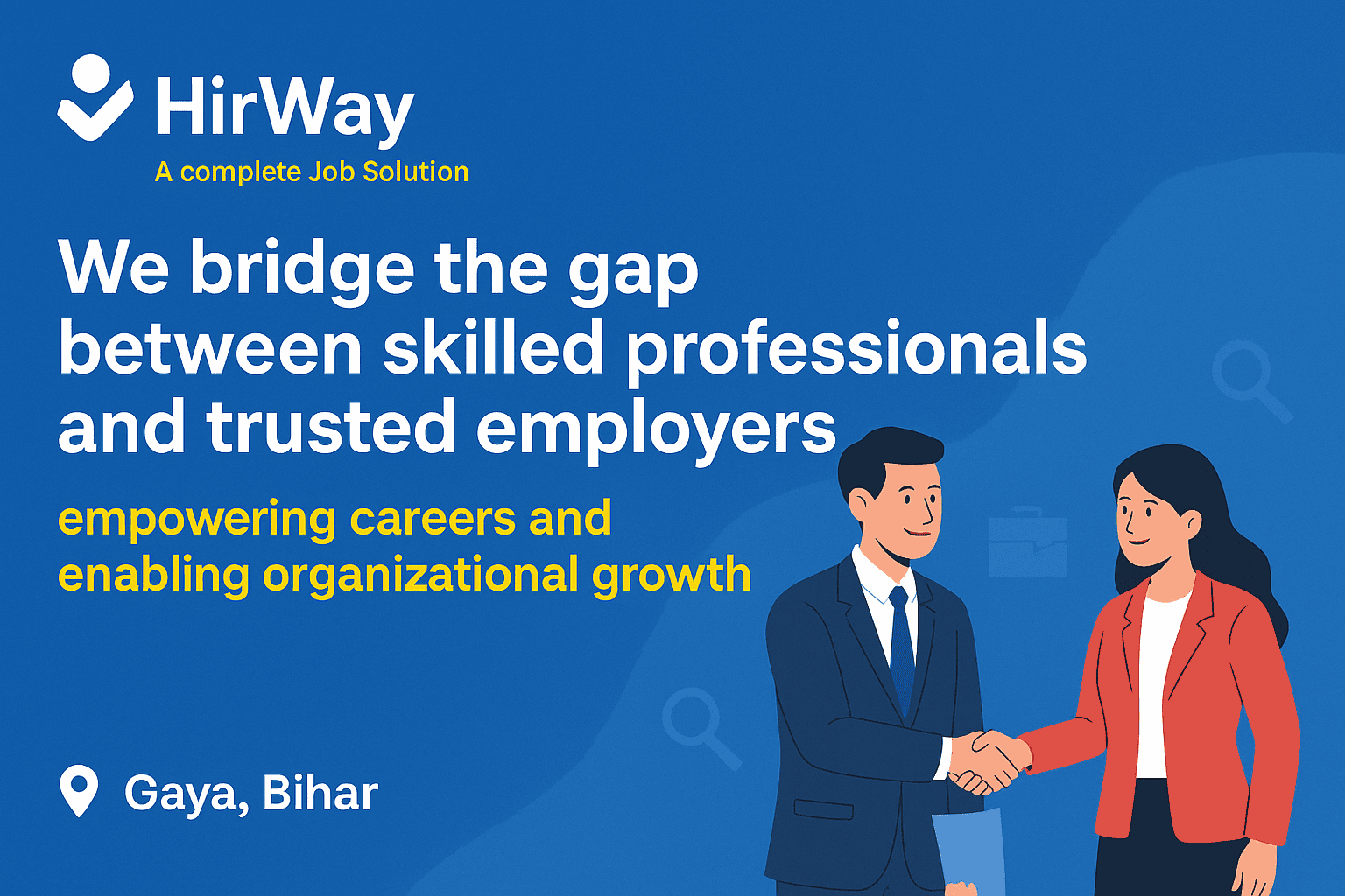 HirWay Job Solution Professional Poster